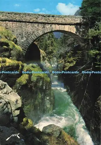 D290729 Les Pyrenees. Cauterets. Le Pont d Espagne. d Artpyr. 1984