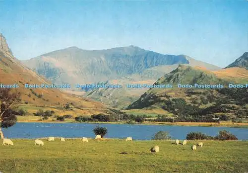D294653 Snowdon vom Lake Nantle. John Jones. Ruthin. PM. Caernarfon. Gwynedd.