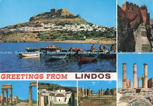 D292446 Grüße von Lindos. M. Toubis. Multi View