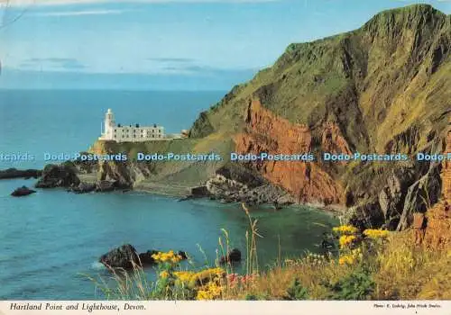 D294657 Devon. Hartland Point und Leuchtturm. John Hinde. E. Ludwig