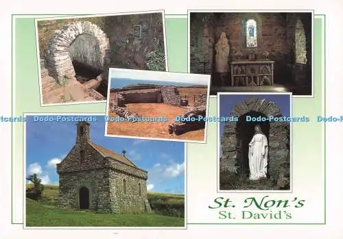 D294699 St. Nicht. St. David. Die Kapelle Unserer Lieben Frau und Hl. Nicht. Pembrokeshire Ey