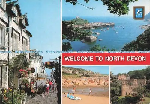 D294713 Willkommen in North Devon. Ilfracombe. Clovelly. Multi View