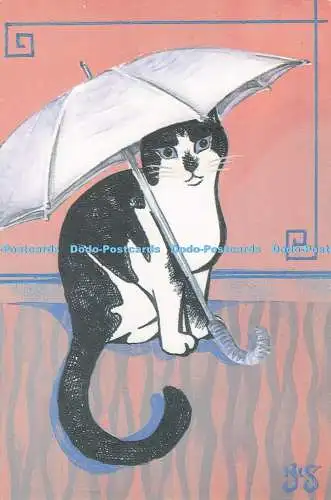 D292504 Enterprise Cats. Im Pink. P. und J. Willmott. Enterprise Postkarten.