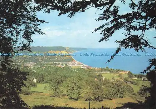 D294716 Sidmouth. Devon. Blick vom Peak Hill. J. Arthur Dixon