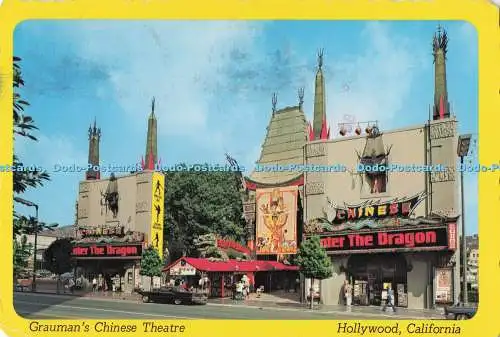 D292505 Hollywood. Kalifornien. Grauman Chinese Theatre. Mitock. Farbansicht Presse