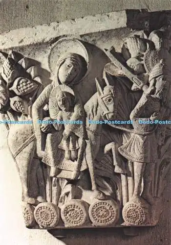 D294720 Autun. Kathedrale Saint Lazare. La Fuite en Egypte. Gaud