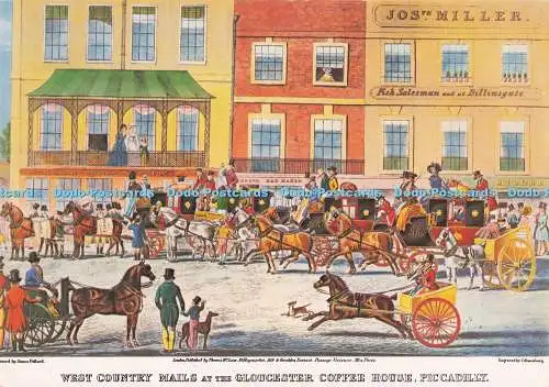 D294723 West Country Mails im Gloucester Coffee House. Piccadilly. Ein Posten von