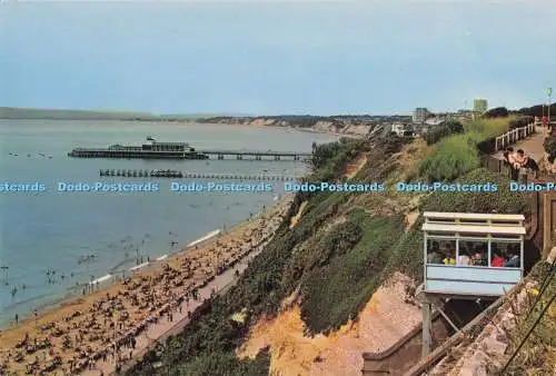D292519 Bournemouth. East Cliff. Postkarte