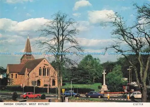 D292521 West Byfleet. Pfarrkirche. Richter. C. 5771. X