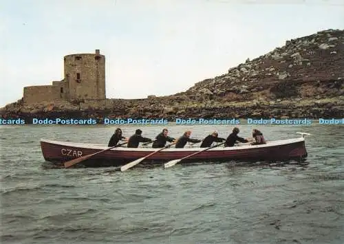 D294753 Tresco. Der Zar in der Nähe von Cromwell Castle. F. E. Gibson. Beric Tempest