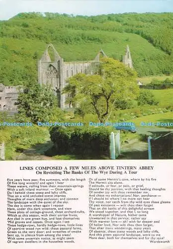 D294773 Linien komponierten ein paar Meilen oberhalb von Tintern Abbey. Harvey Barton