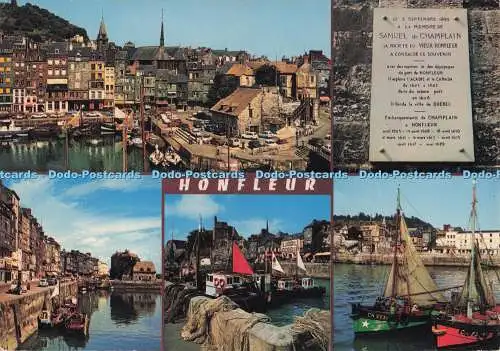 D297722 Honfleur. Calvados. Vue Generale de la Ville. Greff. Multi View