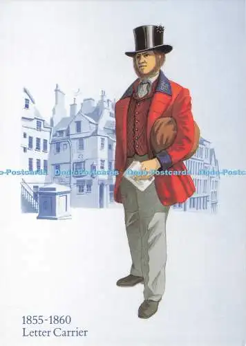 D294833 Edinburgh. The Royal Mile. Briefträger. Nationales Postmuseum. Dolom
