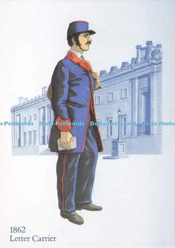 D294834 The Bank of England. Briefträger. Nationales Postmuseum. Dolomit Pr