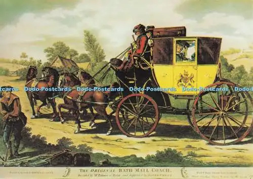 D294840 The Original Bath Mail Coach. John Palmer. Post