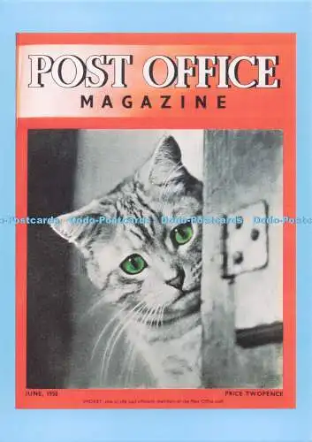 D294841 Postmagazin. Preis Twopence. Smokey. Postkatzen. National Post