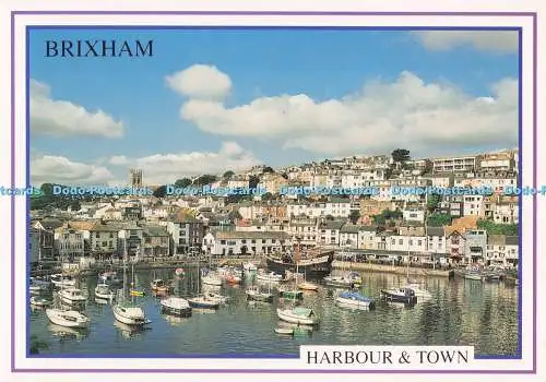 D292665 Brixham. Hafen und Stadt. E. T. W. Dennis. Scarborough. A. Curtis