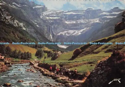 D297768 Gavarnie. Depart Pour le Cirque. Jove. Pyrenäenfarbe. Adia
