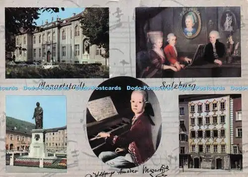D297770 Salzburg. Mozartstadt. Die Familie Mozarts. MM. Multi View