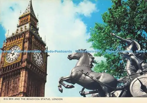D294905 London. Big Ben und die Boadicea Statue. Fotopräzision. Colourmaster I