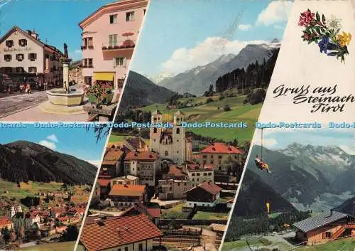 D297826 Gruss aus Steinach Tirol. Tiroler Kunstverlag Chizzali. K.T.V. Multi V