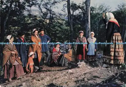 D292732 Folklore Morvandiaux. La Marthe. Diseuse Morvandelle. C.D