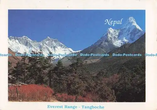 D294938 Everest Range. Tangboche. Postkarte