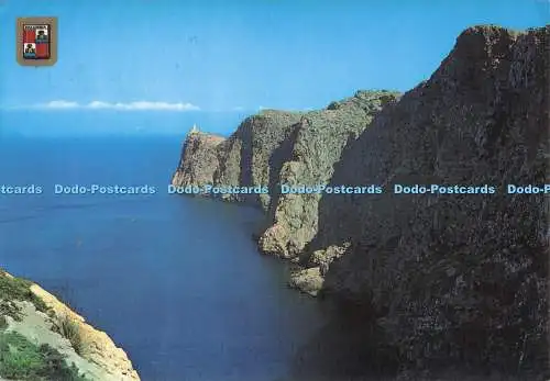 D292734 Mallorca. Formentor. Küstenblick und Leuchtturm. Fisa. Subirats Casanovas