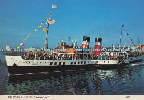 D297837 Der Raddampfer Waverley. Whiteholme. Dundee. A Hail Caledonia Produc