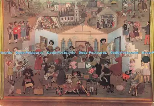 D292736 Denman College. Das Wandbild. Thomas