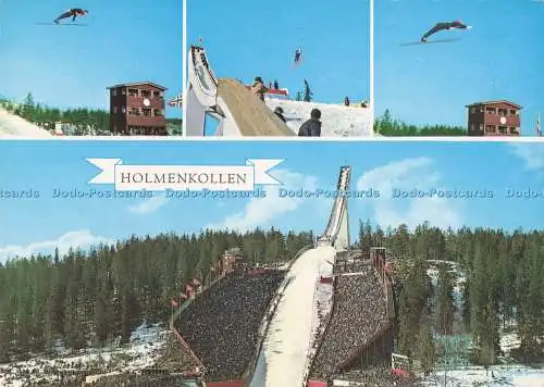 D292737 Oslo. Norwegen. Die Holmenkollenschanze. Mittet. Multi View