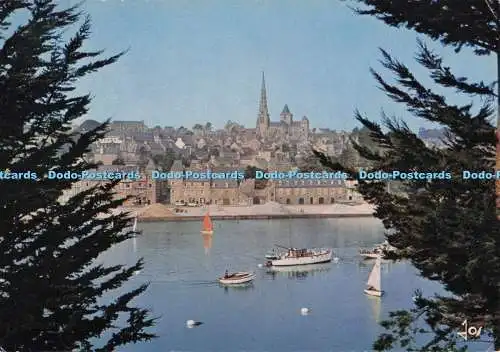 D294941 Treguier. Le Port sur le Jaudy. Jos. PM. La Roche Derrien. 1986