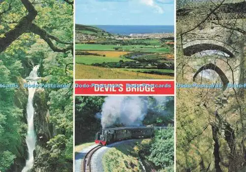 D292796 Teufelsbrücke. Mynac Falls. E. T. W. Dennis. Scarborough. Multi View