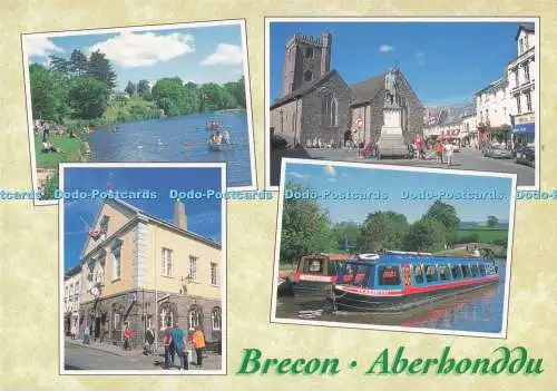 D292798 Brecon. Aberbonddu. Brecon. Pembrokeshire Eye Postkarten. Haven Colourpri