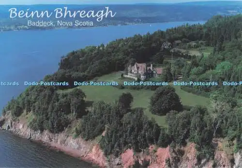 D297910 Baddeck. Nova Scotia. Beinn Bhreagh. Stadtdrucker. Cape Breton Postkarte