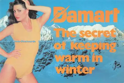 D295117 Damart. Das Geheimnis, sich im Winter warm zu halten. Celison Dale