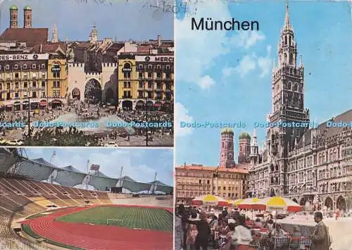 D298035 München. Monaco d. B. Charls Square. Olympiastadion. Marienplatz. F