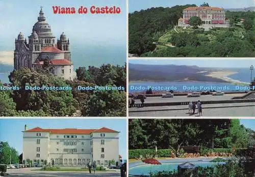 D298091 Portugal. Viana do Castelo. Hotel e Aspectos do Monte de Santa Luzia. Lu