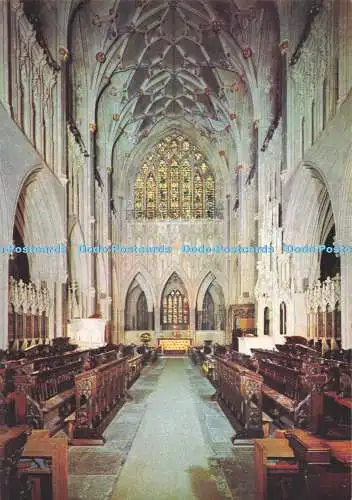 D295196 Somerset. Wells Cathedral. Der Chor mit dem goldenen Ostfenster. J. Art