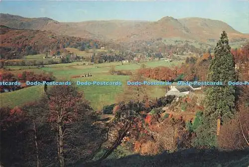D292989 Blick über Grasmere Vale nach Easdale und Helm Crag. J. Arthur Dixon.