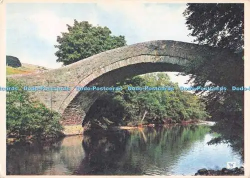 D295200 Swaledale. Yorkshire. Ivelet Bridge. Walter Scott. Bradford