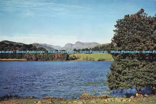 D292992 Westmorland. Loughrigg Tarn. J. Arthur Dixon. Newport. I.W. England