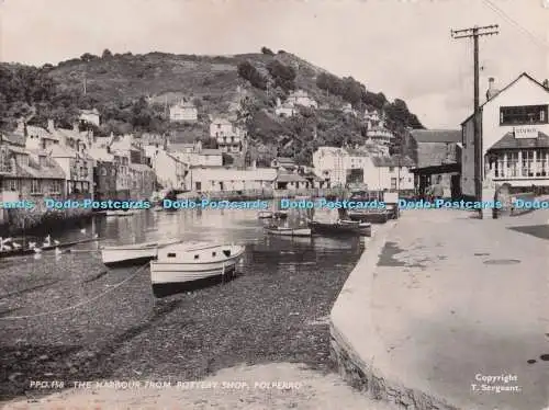 D298110 Polperro. Der Hafen von Pottery Shop. Serie Frith. T. Sergeant. Reig