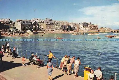D292998 St. Ives. Cornwall. Die Altstadt. J. Arthur Dixon. Newport. I.W. Englan