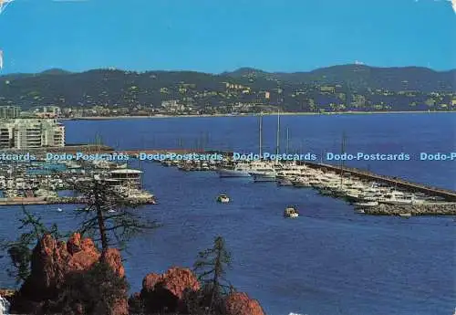 D298116 La Napoule. Panorama des Hafens. Sopico. 1983
