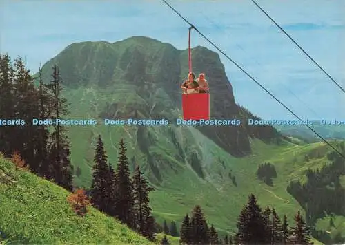 D298121 La Gruyere. Telebene de la Vudalla. Le Moleson. G. Fleury. V. Simonin.