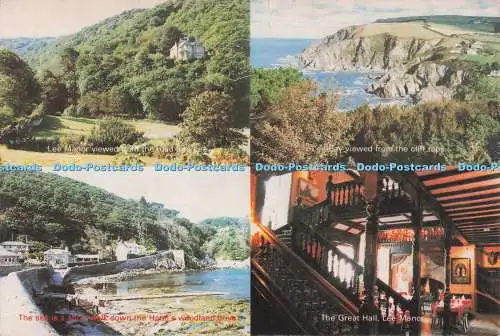 D298130 Ilfracombe. Lee Bay von den Klippen aus gesehen. Lee Manor. The Great Hal