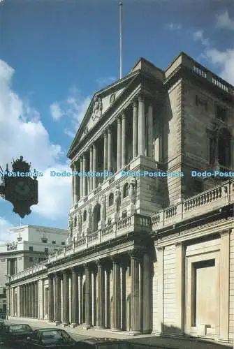 D293016 The Bank of England. Die Bank war in der Threadneedle Street. Interprin