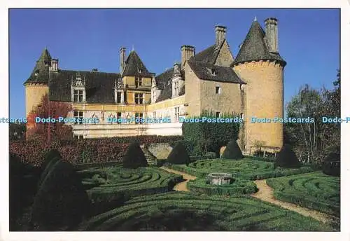 D295234 Chateau de Montal. Posten. Le Chateau et le Jardin Agremente de Labyrinthes