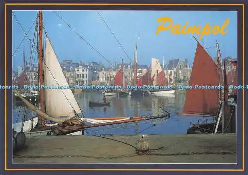 D295239 Paimpol. Cotes d Armour. Alte Segelboote im Hafen. Wagenheber. 1995